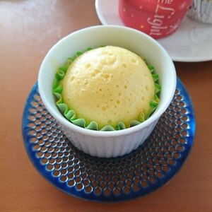 ＨＭとレンジで簡単♪ふわふわたまご蒸しパン